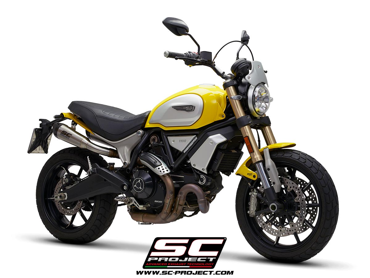 ducati scrambler 1100 exhaust full system slipon