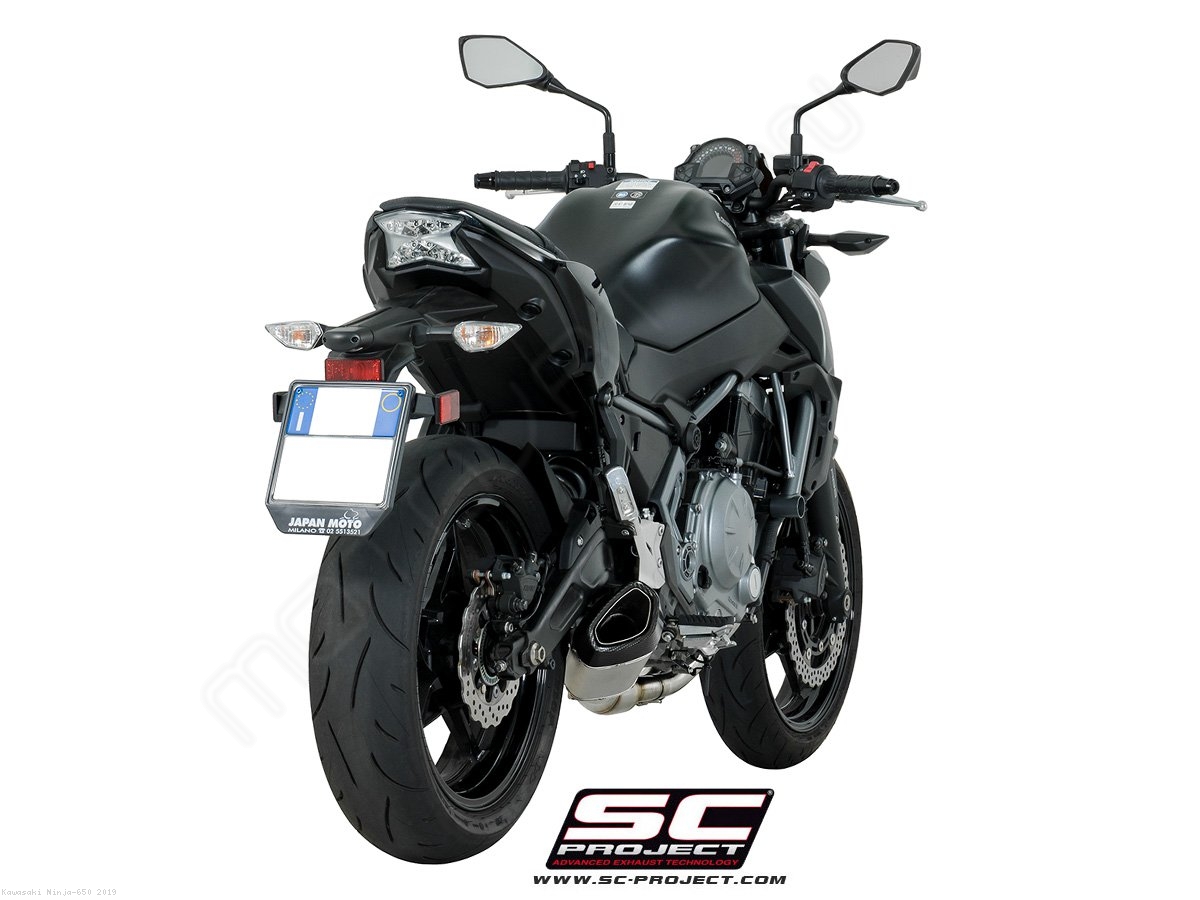 2019 ninja 650 slip on exhaust outlet