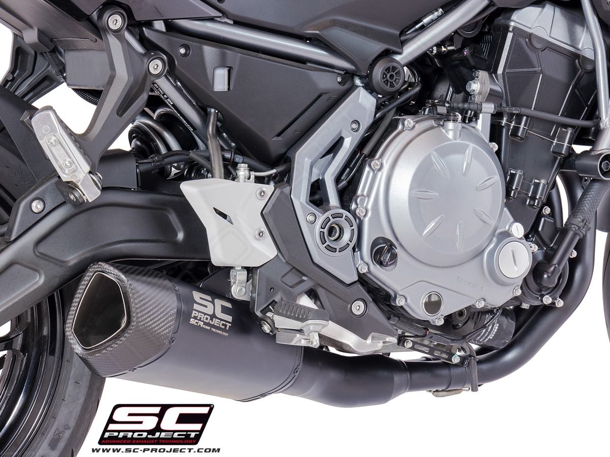 Kawasaki z650 full exhaust system store