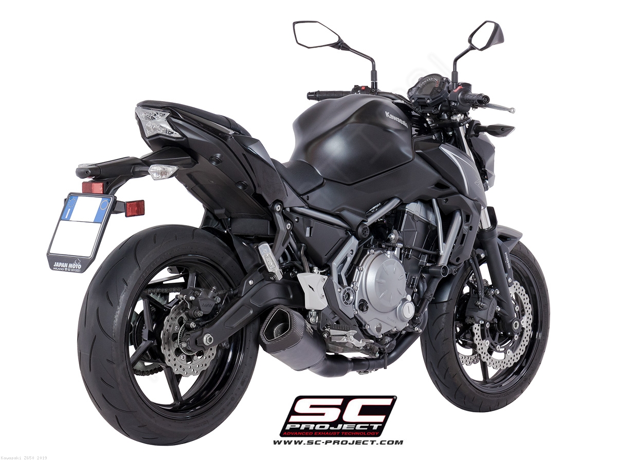 2019 kawasaki z650 exhaust discount