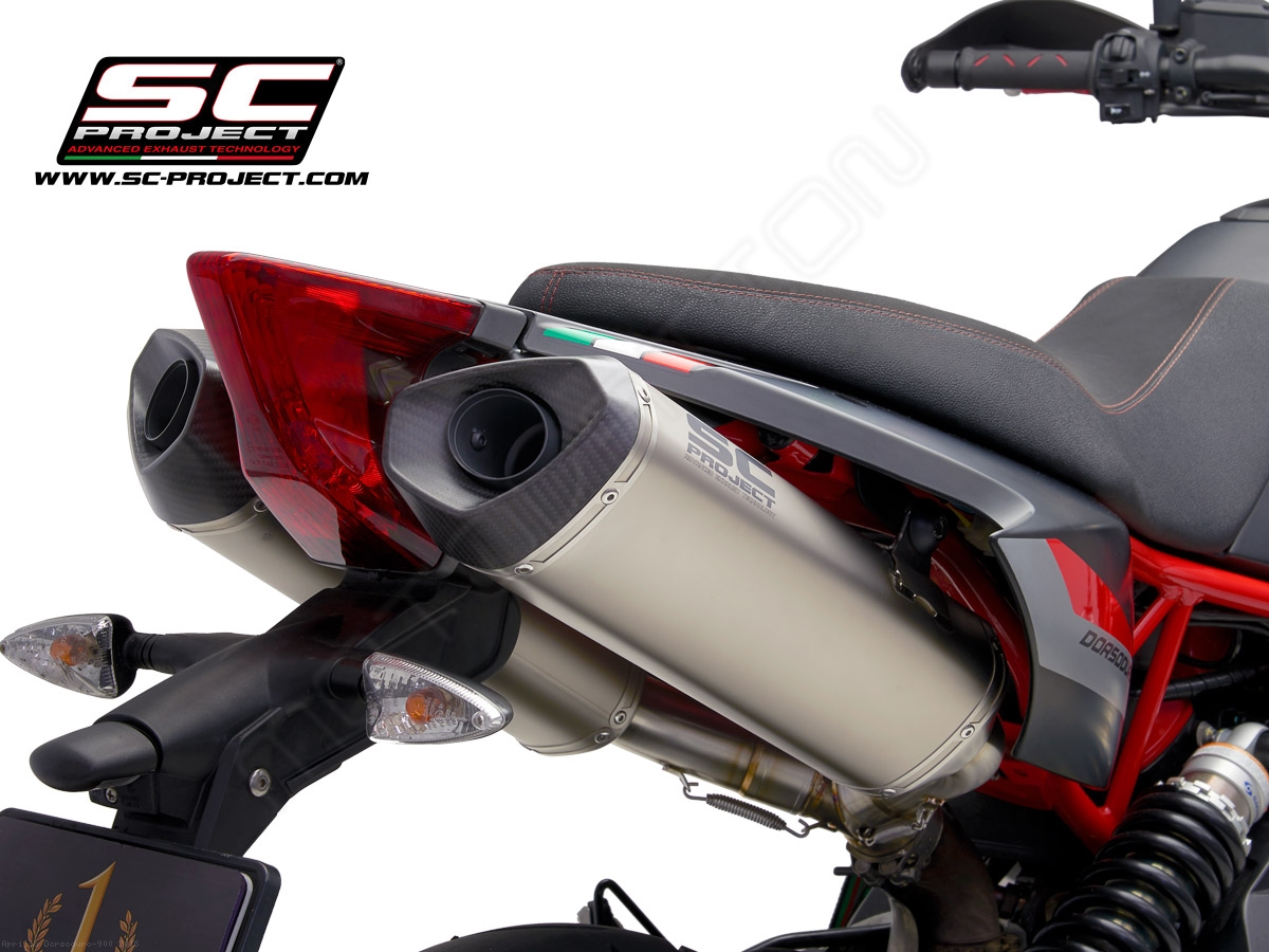 Aprilia shiver 900 exhaust top