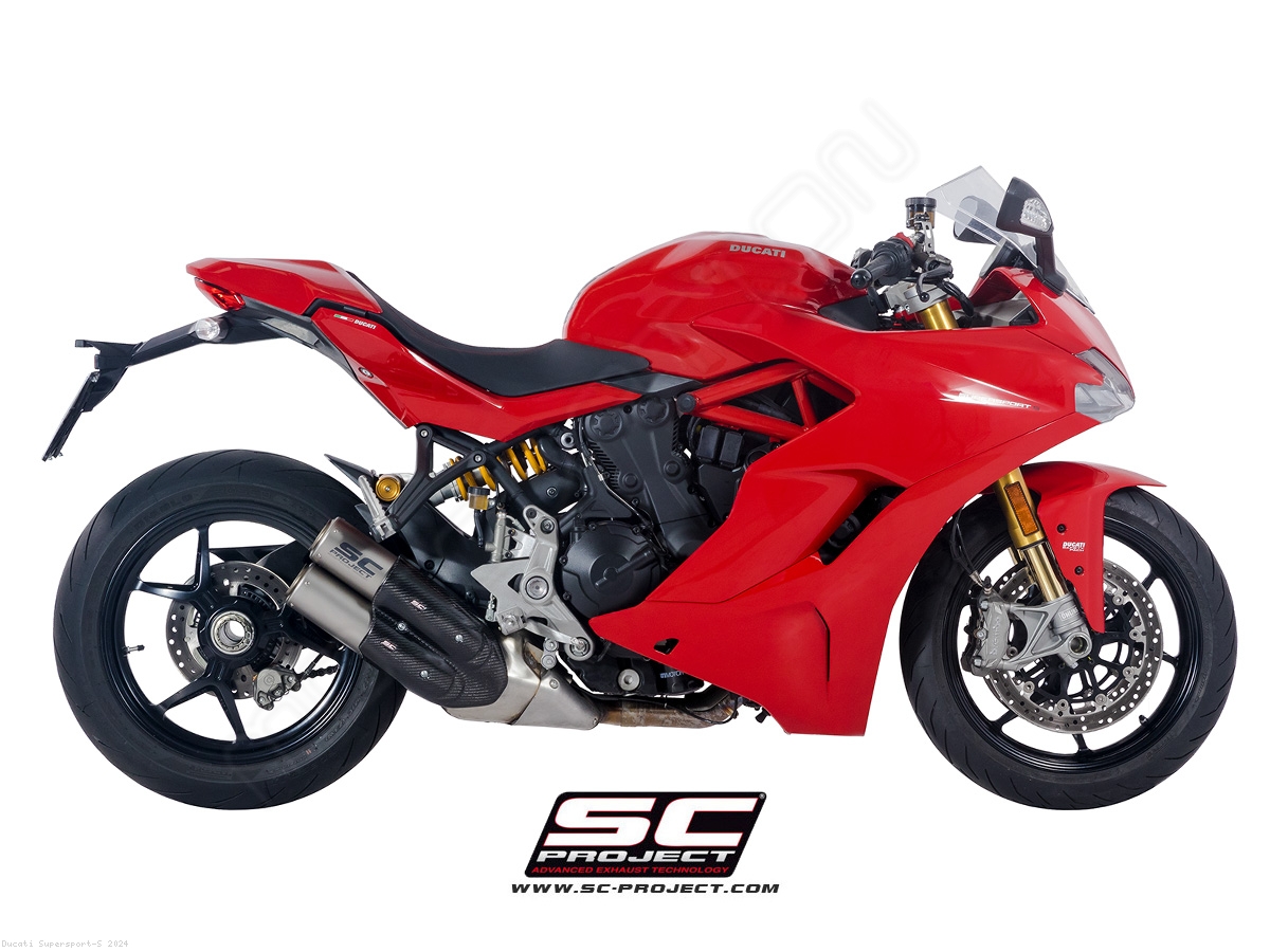 Ducati supersport s exhaust top