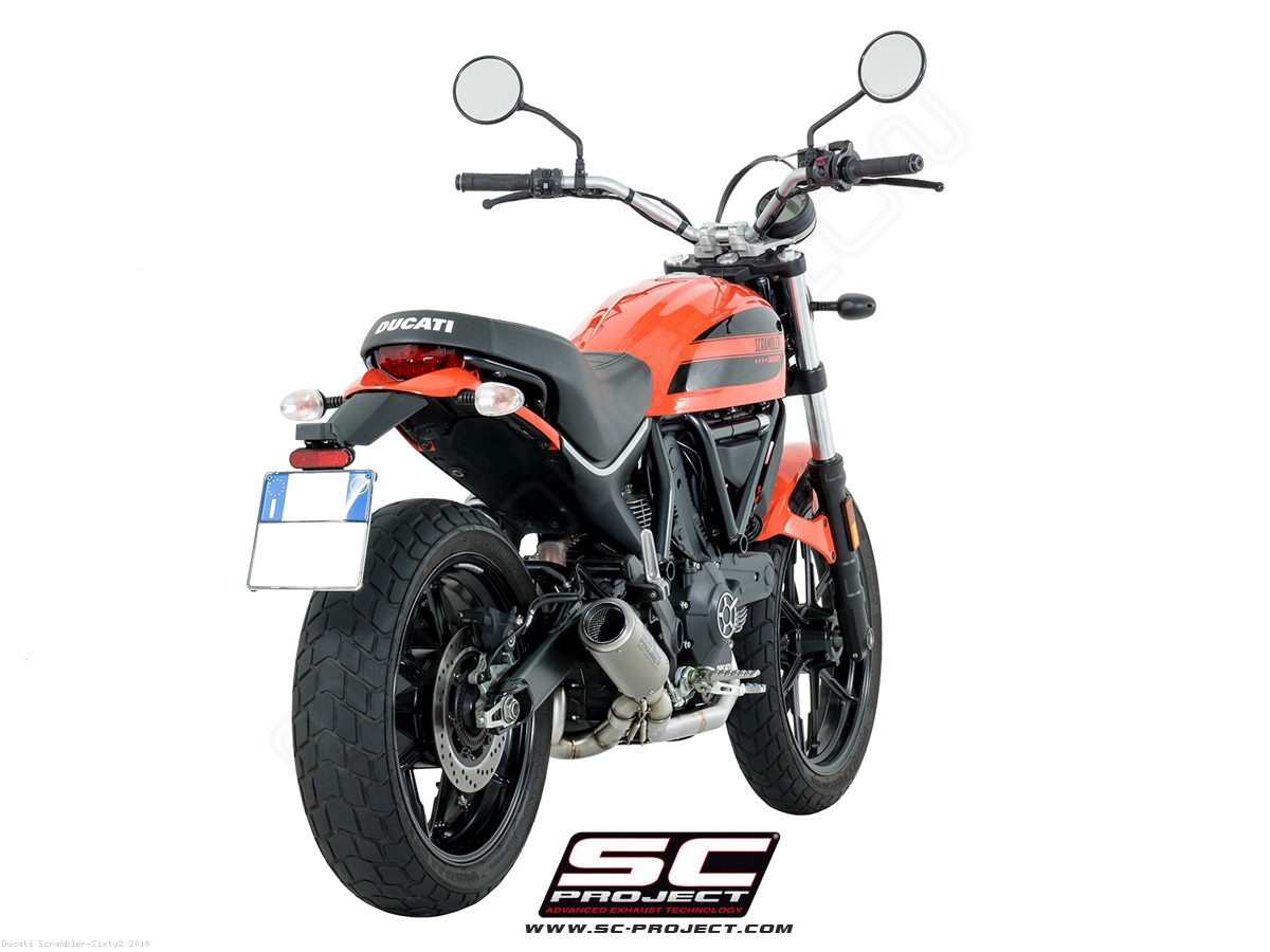 Ducati scrambler sixty2 exhaust top