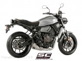 Conic "70s Style" Exhaust by SC-Project Yamaha / XSR700 / 2016