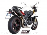 Conic High Mount Exhaust by SC-Project Triumph / Speed Triple R / 2014