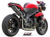 Oval High Mount Exhaust by SC-Project Triumph / Speed Triple / 2015