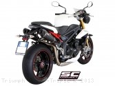 Conic High Mount Exhaust by SC-Project Triumph / Speed Triple R / 2013