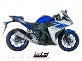 Oval Exhaust by SC-Project Yamaha / YZF-R3 / 2018