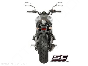 Conic "70s Style" Exhaust by SC-Project Yamaha / XSR700 / 2018