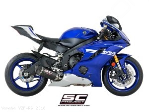 SC1-R Exhaust by SC-Project Yamaha / YZF-R6 / 2018