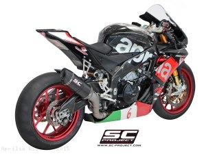Race Oval Exhaust by SC-Project Aprilia / RSV4 RF / 2016