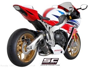 Oval Matte Carbon Exhaust by SC-Project Honda / CBR1000RR SP / 2014