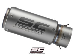 Replacement CR-T Exhaust Silencer for SC-Project 65mm Link Pipe