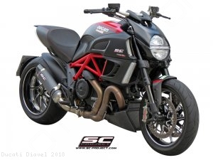 Oval Exhaust by SC-Project Ducati / Diavel / 2018