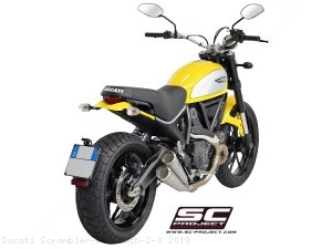 Conic "70s Style" Exhaust by SC-Project Ducati / Scrambler 800 Mach 2.0 / 2019