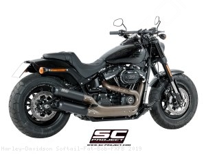 Dual GP-EVO Exhaust by SC-Project Harley Davidson / Softail Fat Bob FXFB / 2019