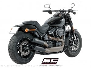 Dual GP-EVO Exhaust by SC-Project Harley Davidson / Softail Fat Bob FXFB / 2019