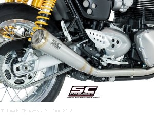 Conic "70s Style" Exhaust by SC-Project Triumph / Thruxton R 1200 / 2018