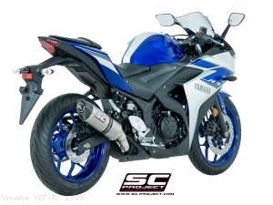 Oval Exhaust by SC-Project Yamaha / YZF-R3 / 2019