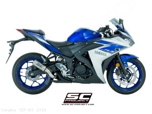 CR-T Exhaust by SC-Project Yamaha / YZF-R3 / 2016