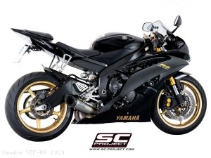 S1 Low Mount Exhaust by SC-Project Yamaha / YZF-R6 / 2020